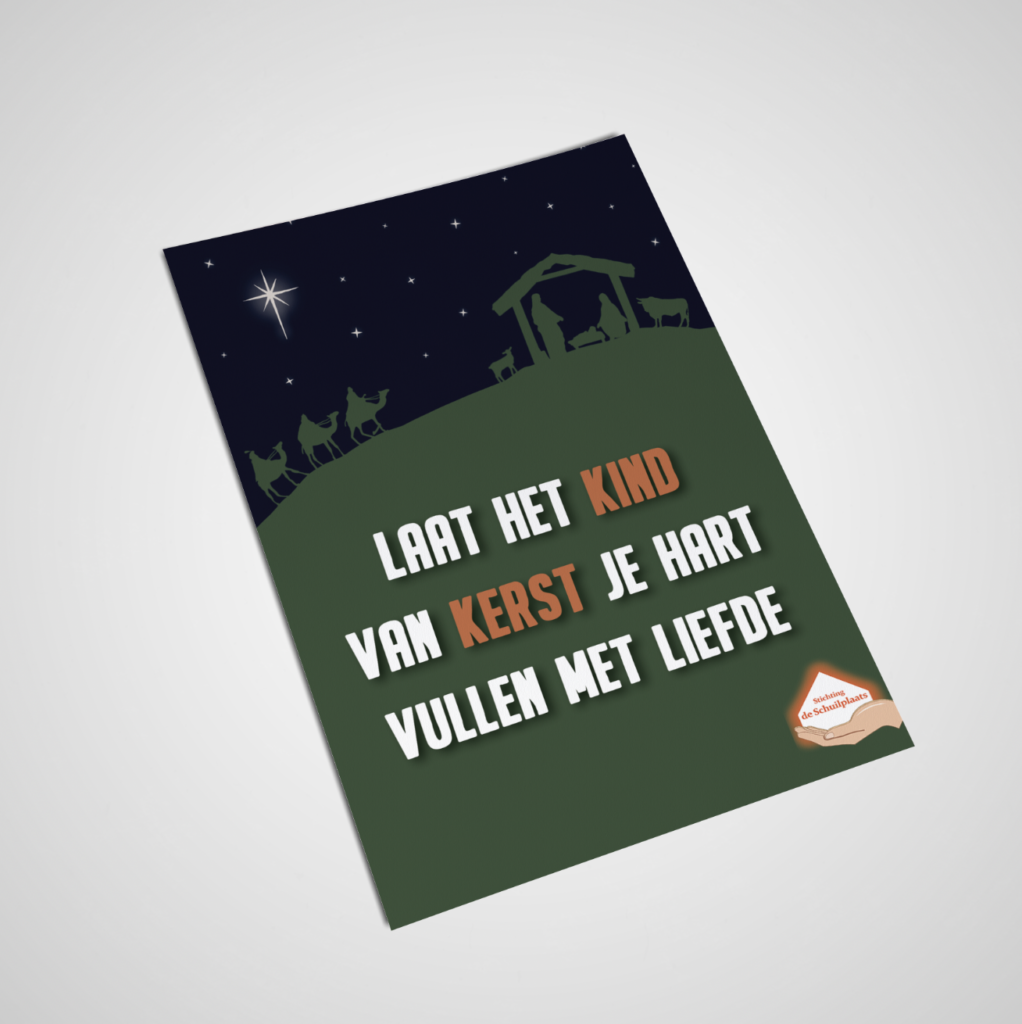 Kerstkaart 2021 Schuilplaats Sneek