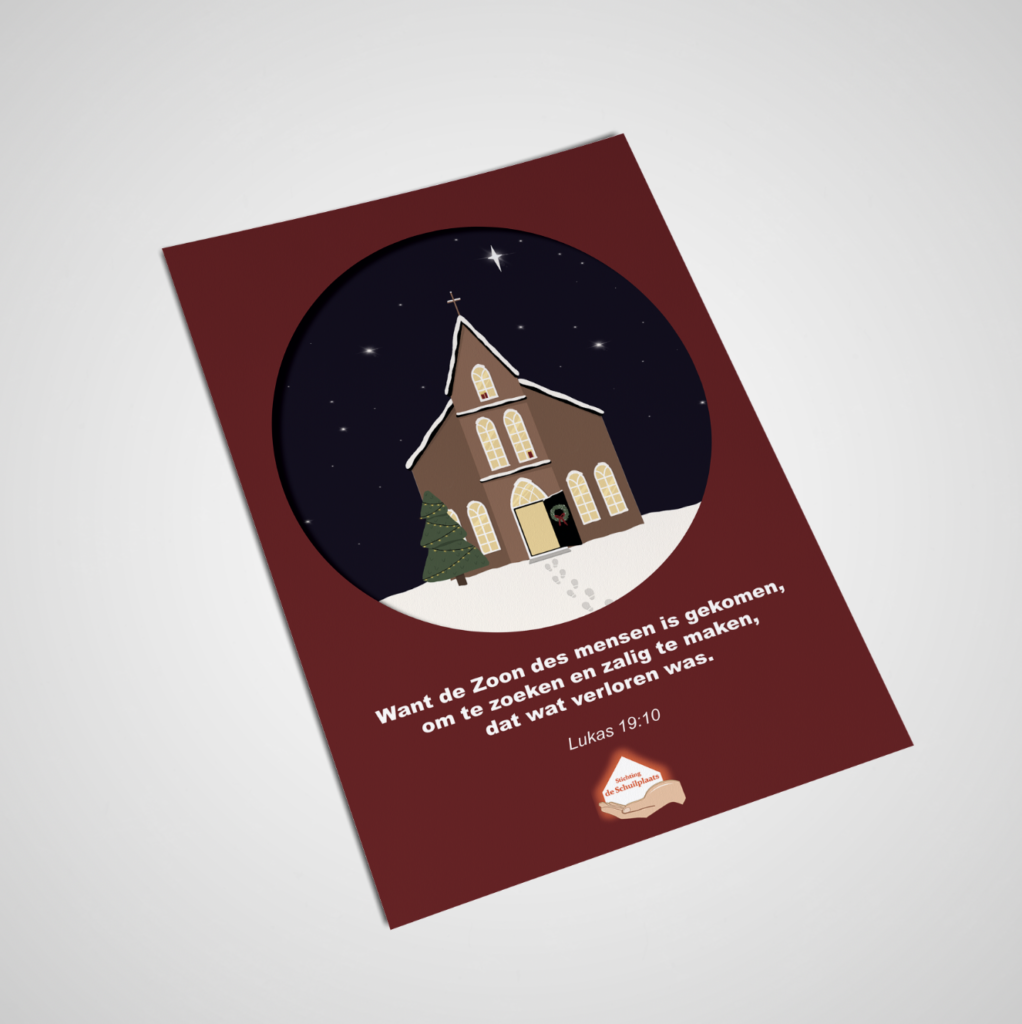 Kerstkaart 2022 Schuilplaats Sneek